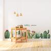 Autocolant detașabil cu frunze de banană în formă de cactus Decal mural Mural Decor camera de zi