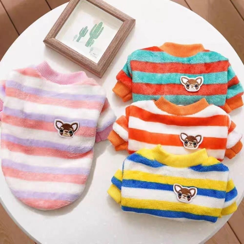 Hoodie Design Pet Clothing Soft Flannel Pet Sweatshirt Cute Puppy Clothes