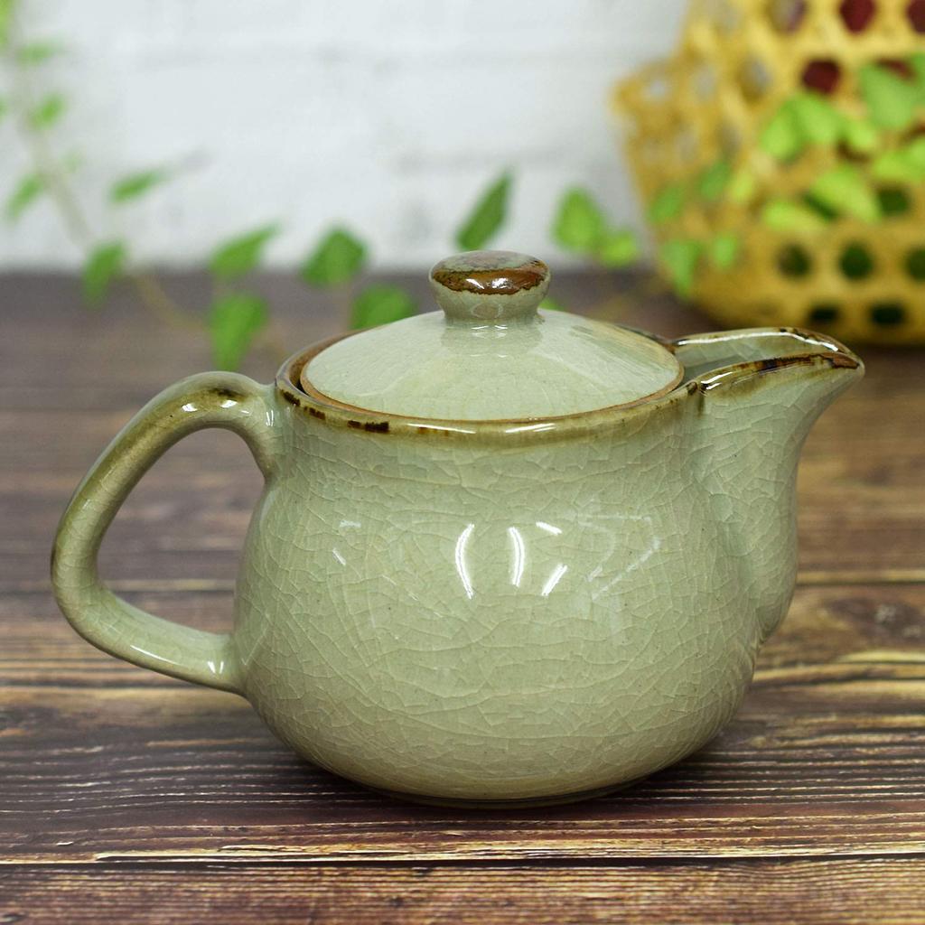 Waza no Kura Stylish Japanese Tableware Kutani Ware Teapot Pot with Sparrow Design and Tea Strainer Ceramic High-End Brand Tableware Made in Japan Bir