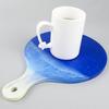Round Silicone Tray Moulds Large Silicone Mold Rectangle Cutting Board Fruit Snack Tray Handle Holes Cheese Cutting Board