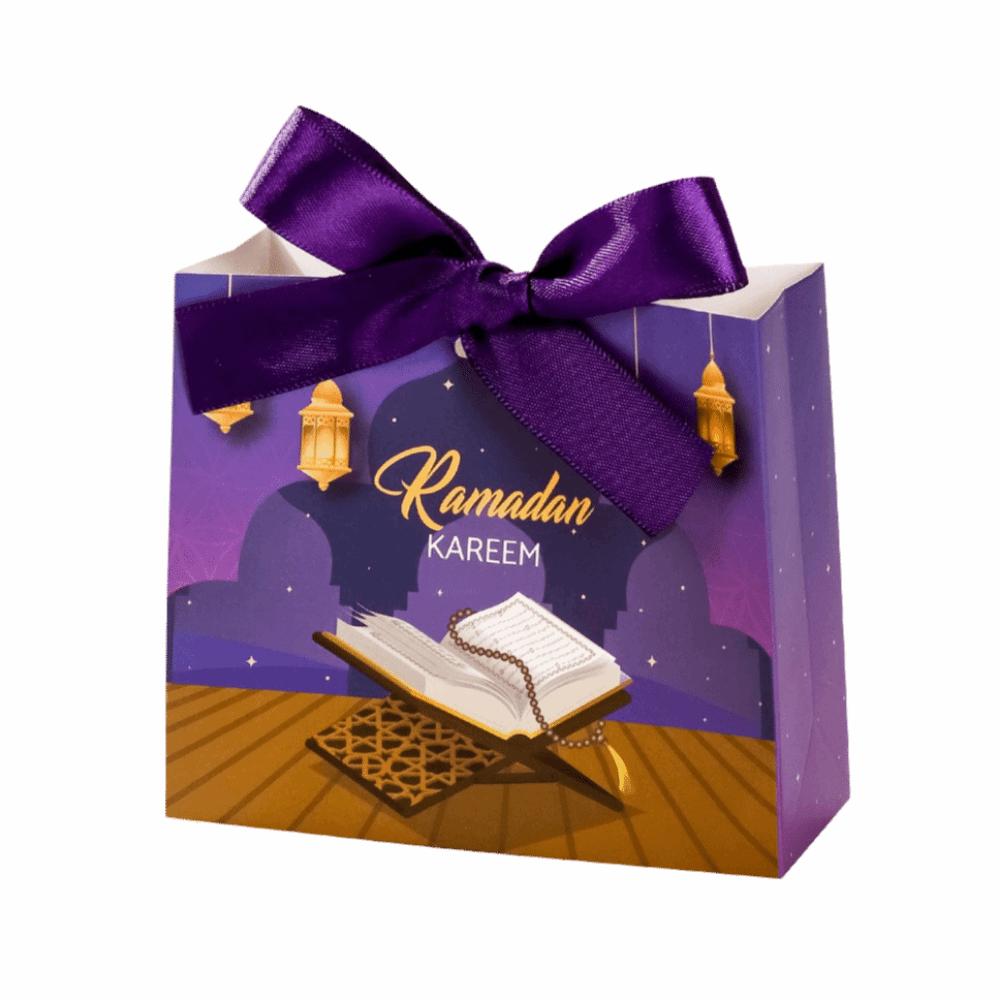 10Pcs Multicolor Eid and Ramadan Gift Boxes Star/Moon Portable Eid Gift Box Simple DIY Gift Packaging Bags