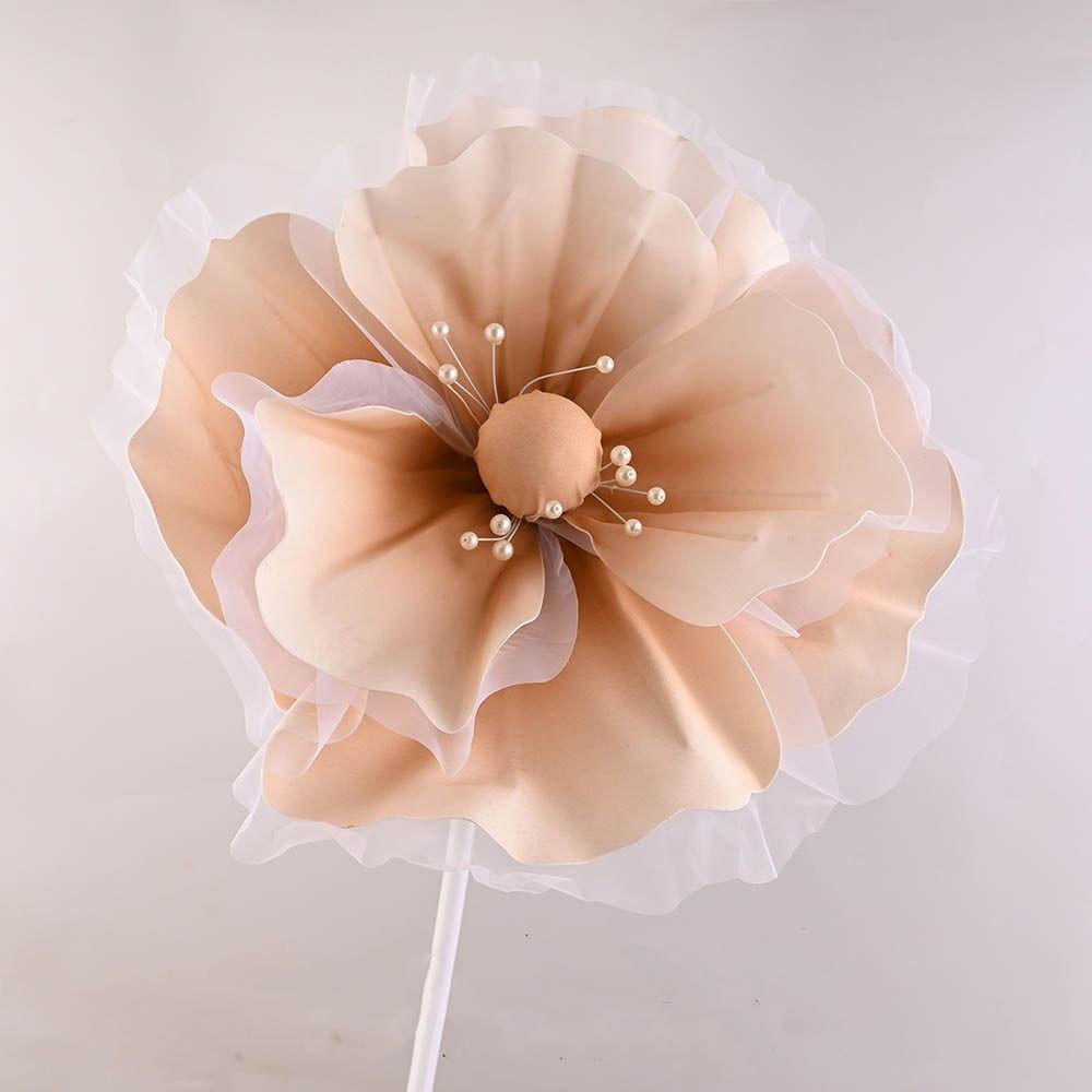 Fashion 50cm Wedding Road Flower Large Flower DIY Photography Props Simulation Reusable Flower Branch Garden
