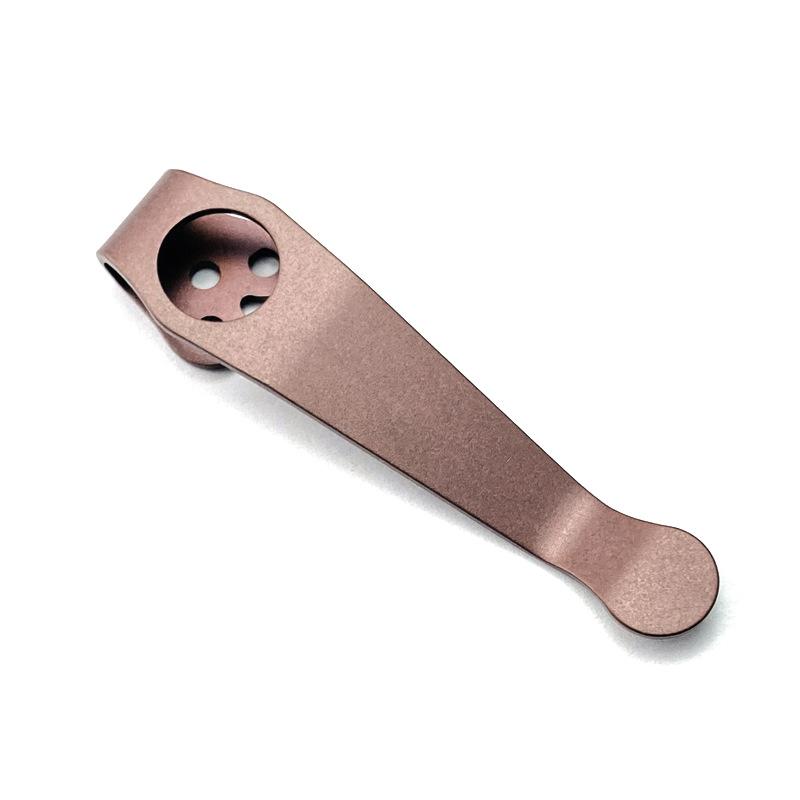 Black Top Quality Titanium Pocket Knife Clip Kydex Back Clips Waist Clip for C81 C10 C11 Folding Knife Back Clip