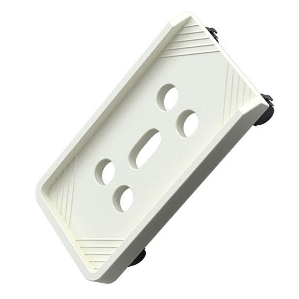 Mobile Computer Tower Stand Thicken Universal Rolling PC Stand with Heat Dissipation Hole for Office Universal Wheel