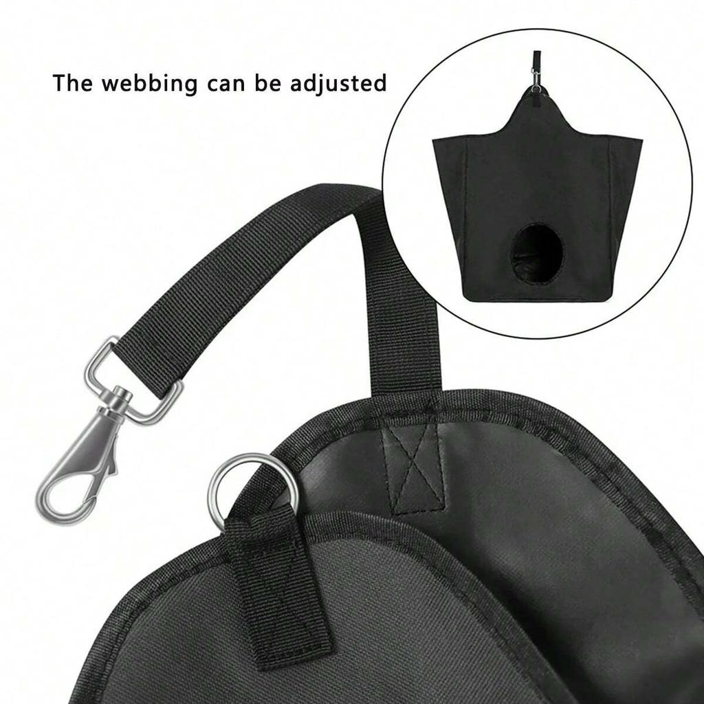 1 Stück-Pferdeheu-Tasche mit großer Kapazität, Tragetasche für langsame Fütterung von Pferden, Heufutter-Aufbewahrungstasche für Ziegen