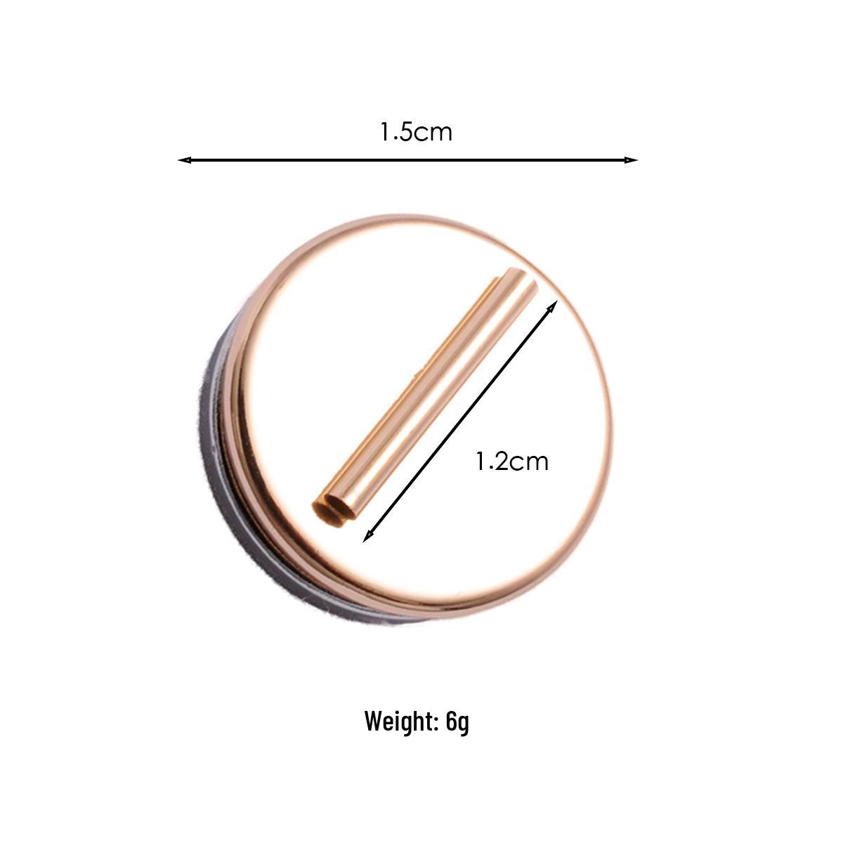 

High-Quality Magnetic Brooch Converter: Double-Sided, Strong, No-Punch Design, Safe on Clothes, Perfect for Wedding Badges & Corsages