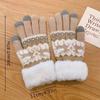 Coldproof Christmas Reindeer Gloves Warm Touch Screen Mittens New Winter Gloves  Autumn Winter