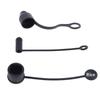 2 Pezzi Coperchio Antipolvere in Silicone Per Spine di Alimentazione Audio di Rete Connettori Speaker Xlr 6.35Mm Tappo Protettivo Impermeabile