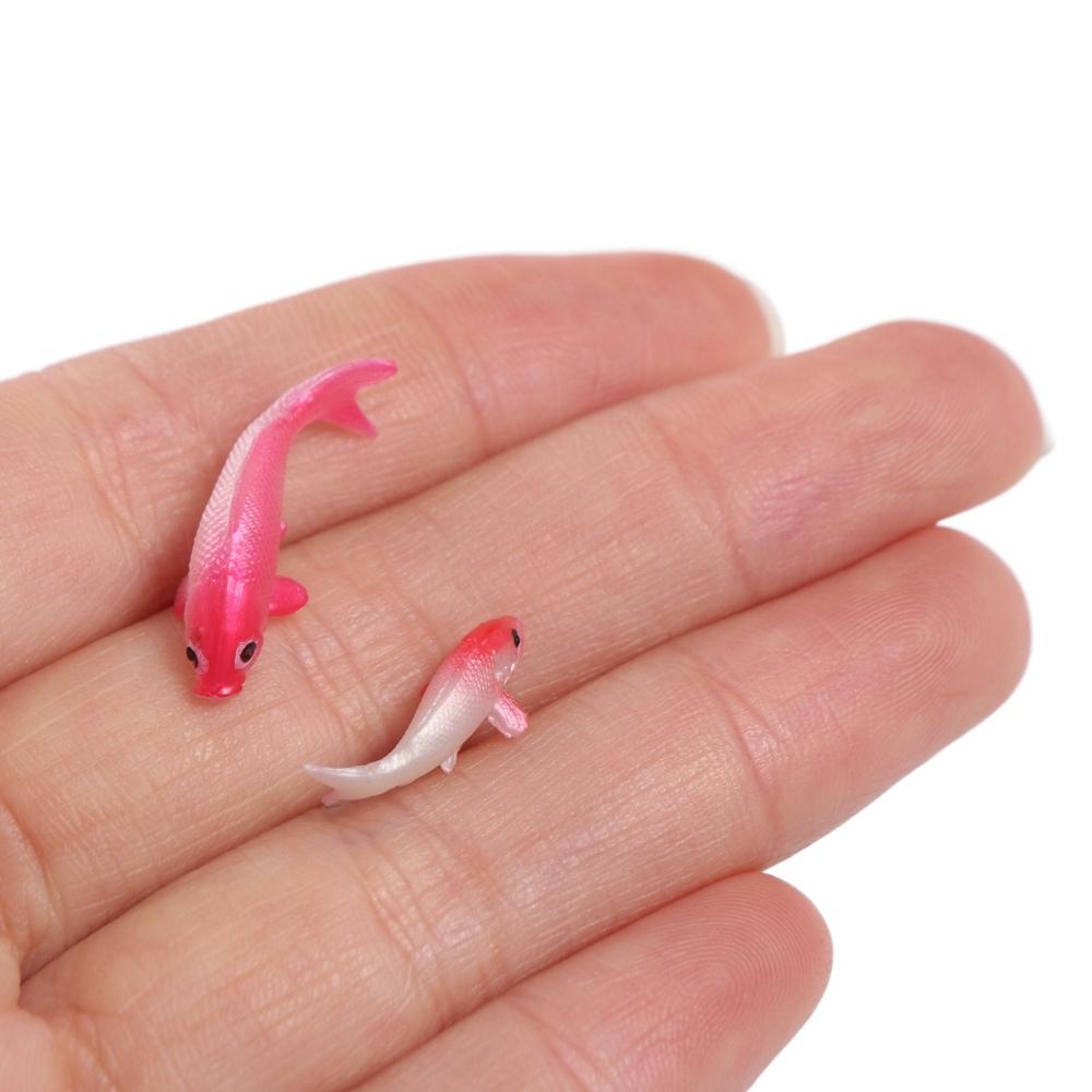 Handmade Goldfishes Models Mini Fish Miniature Beautiful Fish Tank Ornament  Play Props