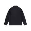 Li Ning Badfive Series Solid Color Logo Embroidered Zipper Polo Jacket Men Jacket Black AFDS571-2
