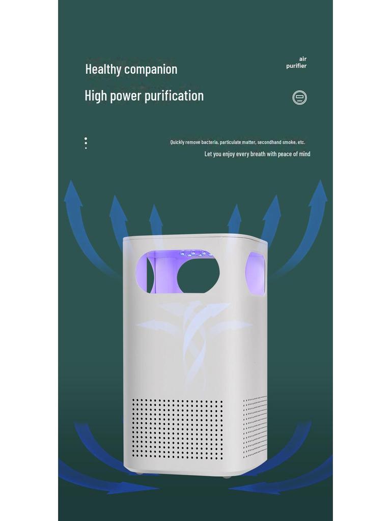 USB-Desktop-Luftreiniger und Negativ-Ionen-Desodorierer für Zuhause, Auto und Schlafzimmer