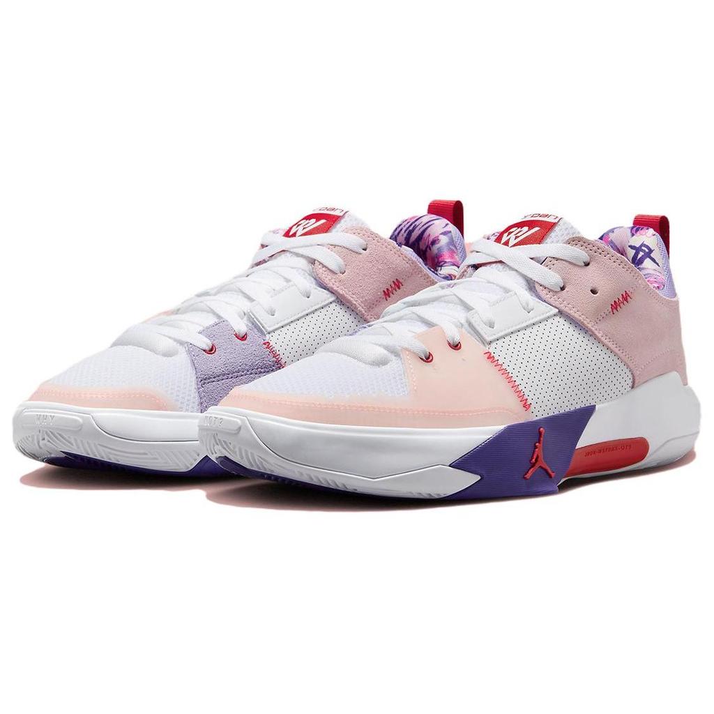 Jordan One Take 5 Weiß Arctic Punch Lila Puls University Rot Durchscheinende Außensohle FQ3098-100
