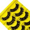 5 Pairs DD l Russian False Eyelashes 3D Mink Eyelashes Reusable Fluffy False Lashes eyelashes extensions