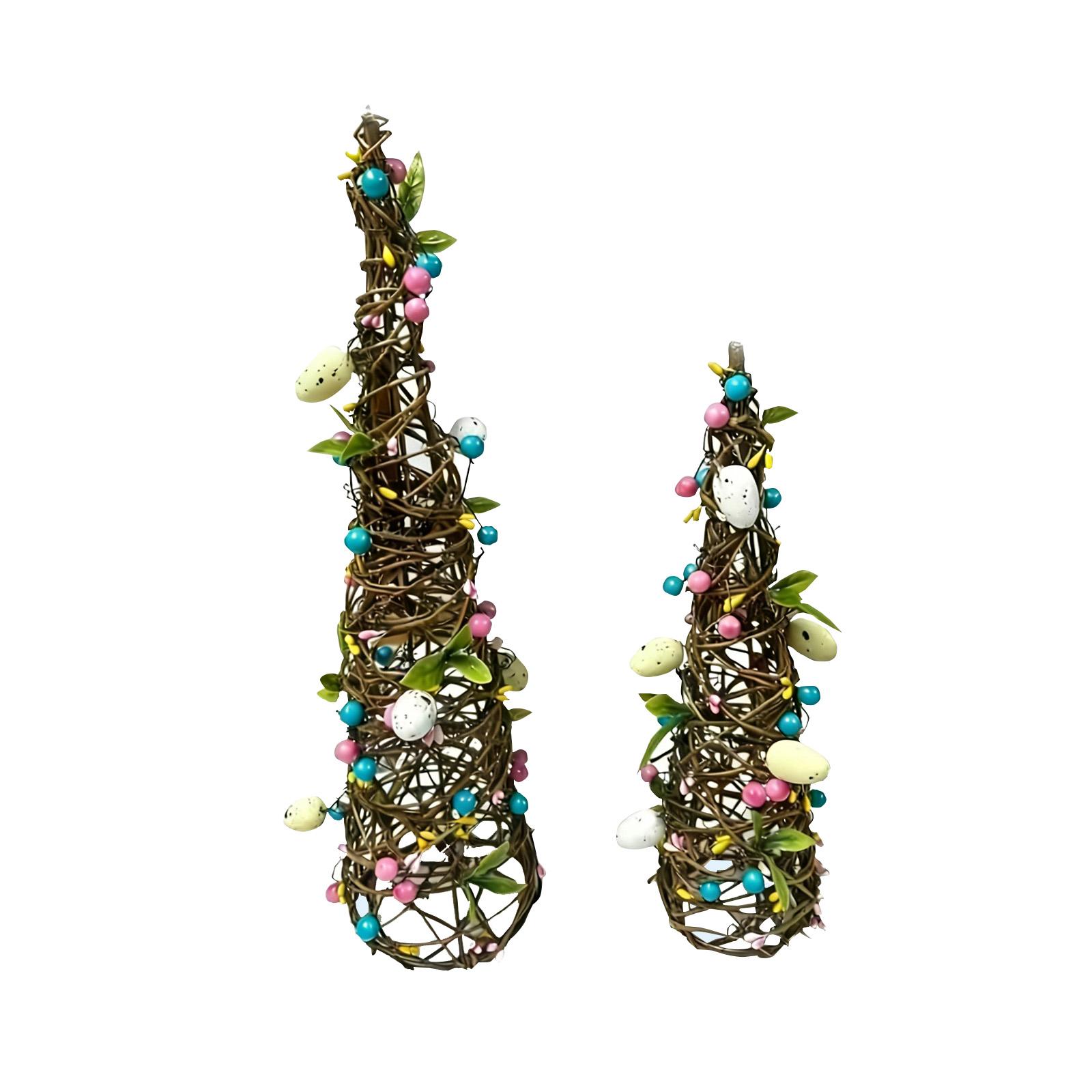 Easter Decoration Tower Table Decoration Piece - Two-In-One Diy Easter Eggs One Size