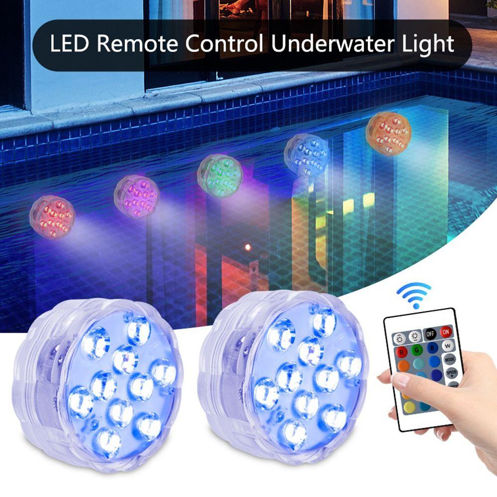 Light Outdoor Garden Swimming Pool Submersible LED Lights Night Lamp Party Decoration Pool Light