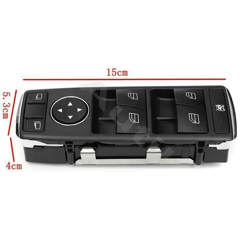 A2049055302 2049055302 Front Left Window Control Switch for Mercedes W204 W212 C E Class S212 C250 C300 C350 C63 E350 E550 E250