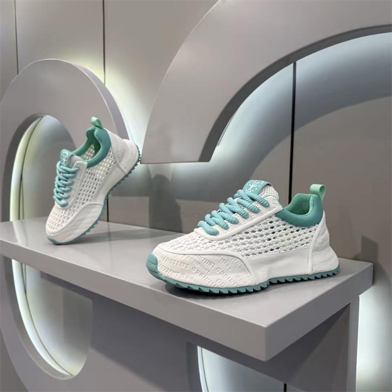 Men's Cotton Chunky Sneakers Spring Summer Breathable Soft-soled Leather Casual Shoes Trend Men Vulcanized Shoes Zapatos