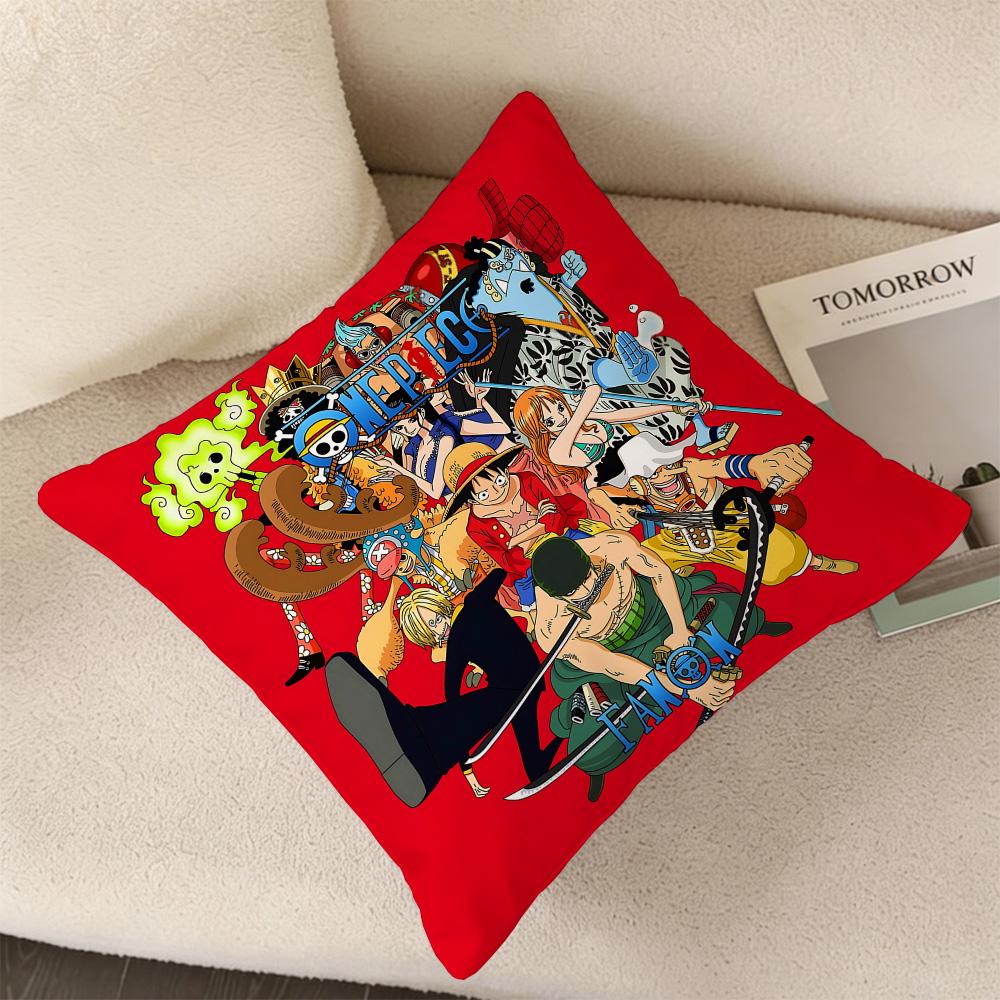 Interior Decoration Anime O-Ones P-Pieces Pillow Covers Decorative Sofa Cushions Cover Ornamental Pillows For Living Room Sofas