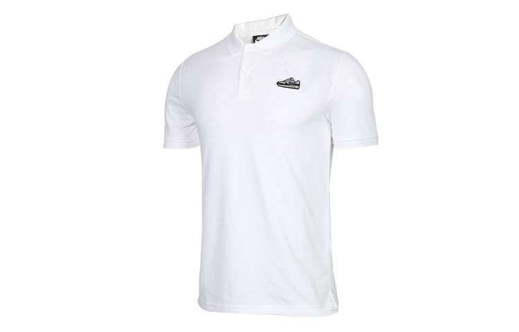Мужские поло Nike Белый воротник-поло Умеренный прямой крой AR2322-100 XXL