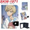 Sailor Moon Anime Print Vertikale Druckknopf-Geldbörse Luna Bunte Kartenhaltertasche Mini-Münzbörse 1 Stück