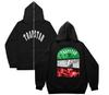 American Revenge Fleece Sweater Men's and Women's High Street Hoodies Trapstar Zip-up Cardigan Jacket Autumn and Winter
