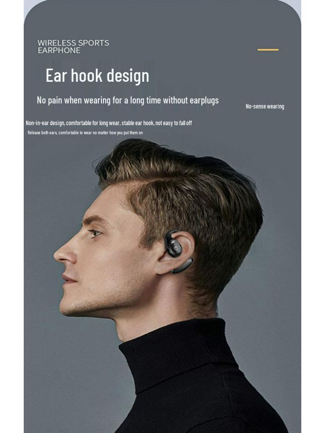 GD06 Bluetooth Wireless Sports Ear Hook for Drivers