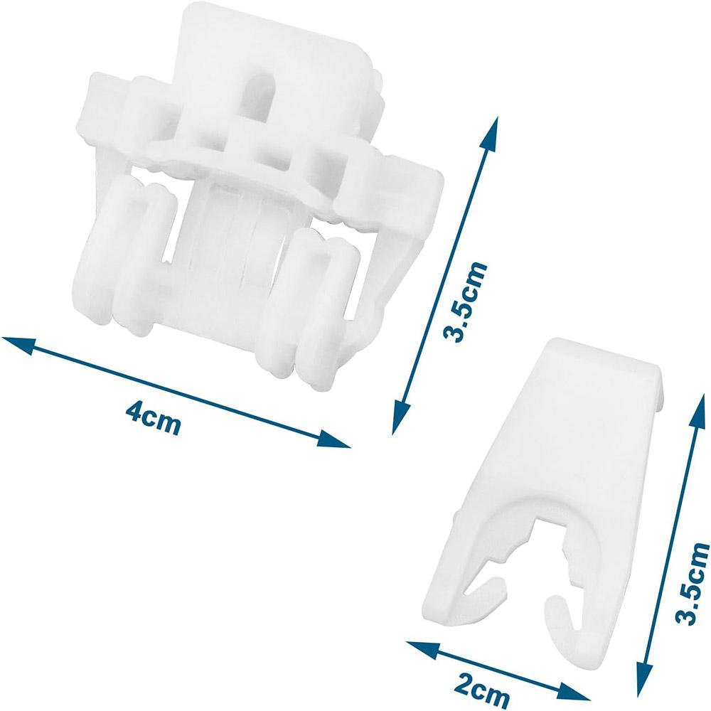Front LH or RH Door Glass Regulator Fixing Clips For Renault Clio II 7700842241