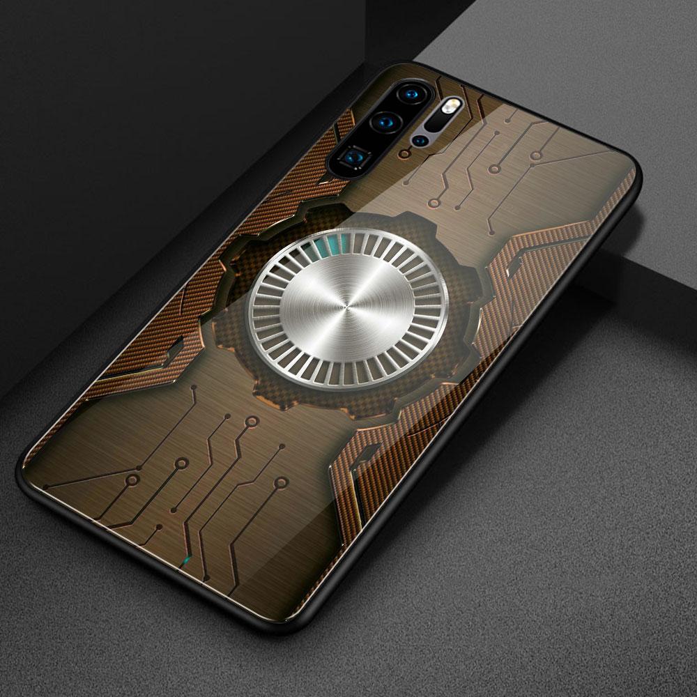 Für Huawei P20 Lite Hülle Glasrückseite mit gesperrtem Bild P30 Pro Hülle für Huawei P9 P10 Plus P20 P30 Pro P20 P30 Lite Hülle