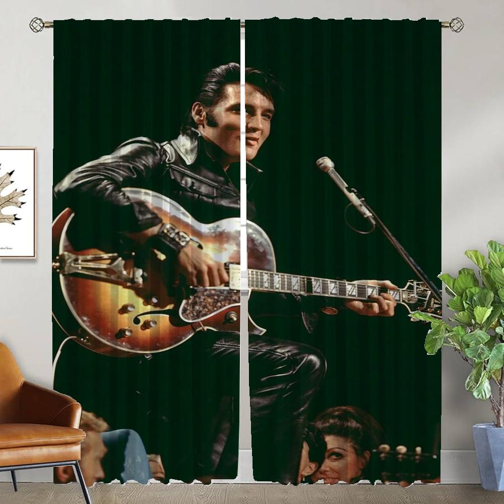 Halloween Decoration Elvies Blackout Curtains for Camera Window Curtain for Room 2 Panel Shades Home Interior Curtains Partition