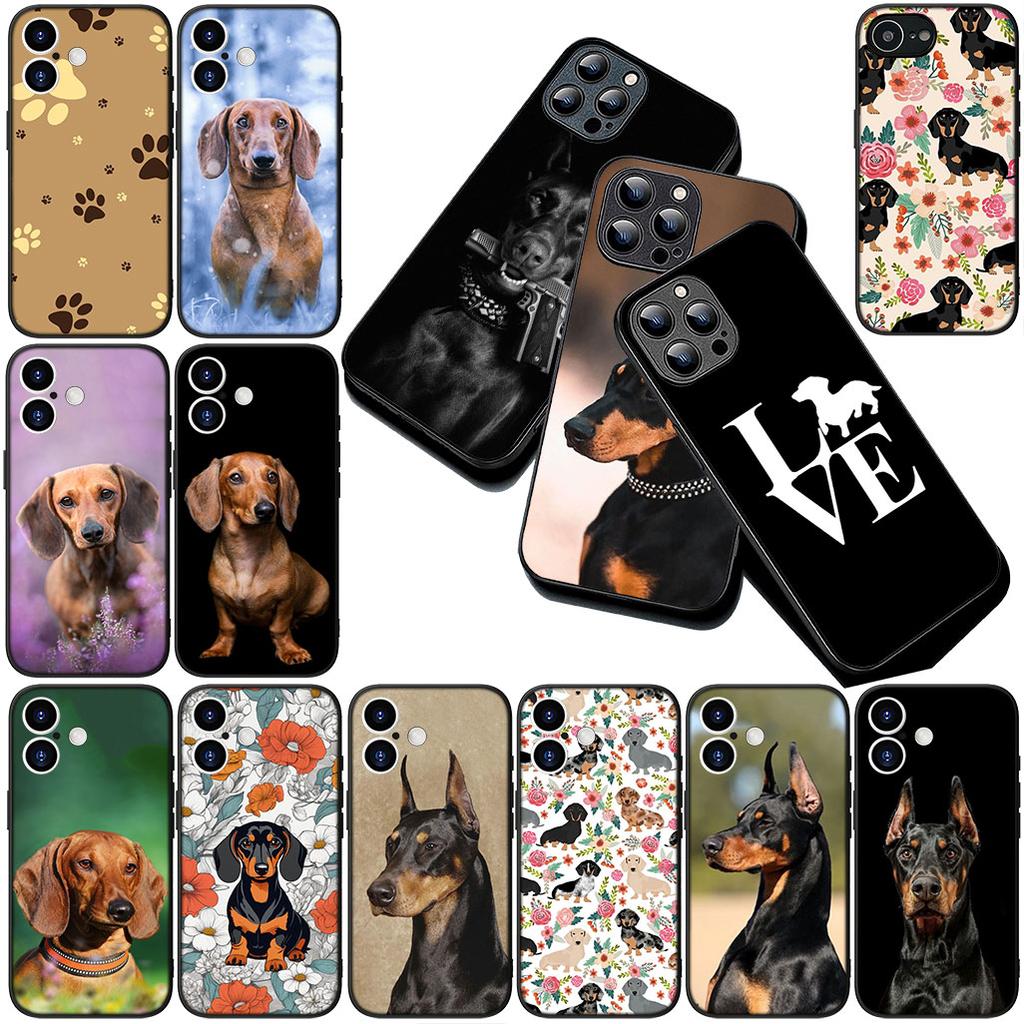 Cover for Motorola Moto Edge 70 60 Fusion NEO Pro G56 G96 G04 G05 20 G Stylus Casing Phone Case Dachshund Dog Doberman