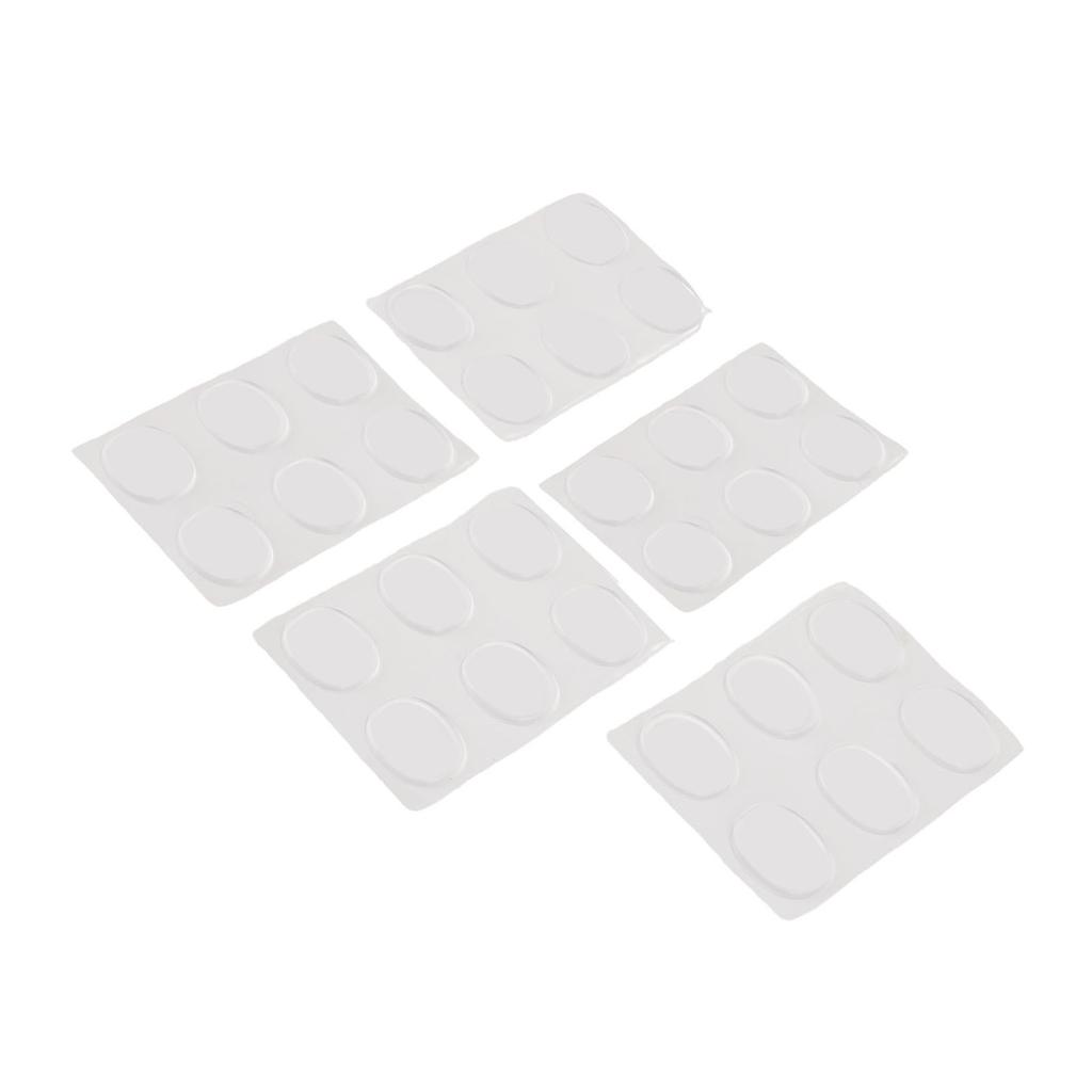 30 Pcs   Gel Pad Self Adhesive Soft Silicone Muffling Gel Pads   Dampeners for   Control