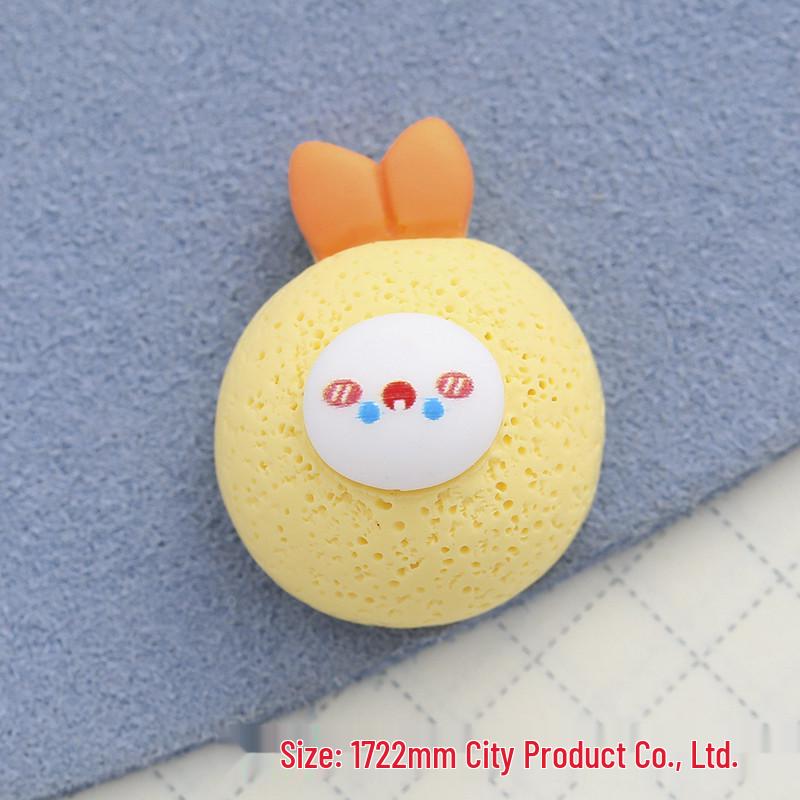 DIY Simulation Food Toys: Fried Egg, Bread, Cream Glue, Epoxy, Phone Case, Resin Stickers Pack