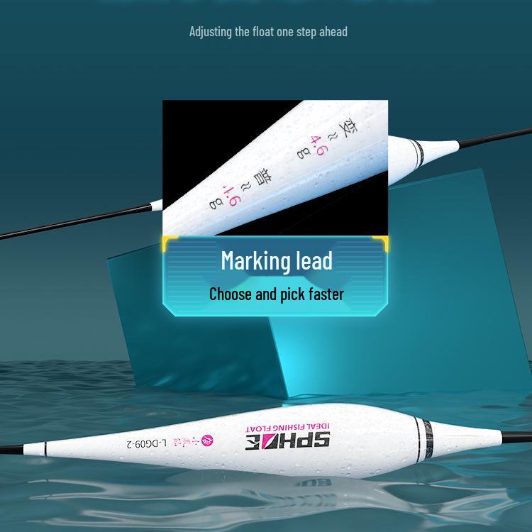High Sensitivity LED Crucian Carp Float - Color-Changing Bite Indicator for Day & Night Use