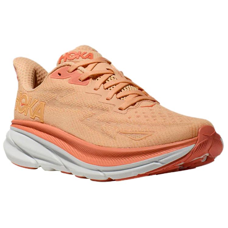 New HOKA ONE ONE Clifton 9 Cantaloupe Women's 1127896-CPW
