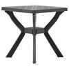 Bistro Table Anthracite Grey 70 X 70 X 72 Cm Plastic