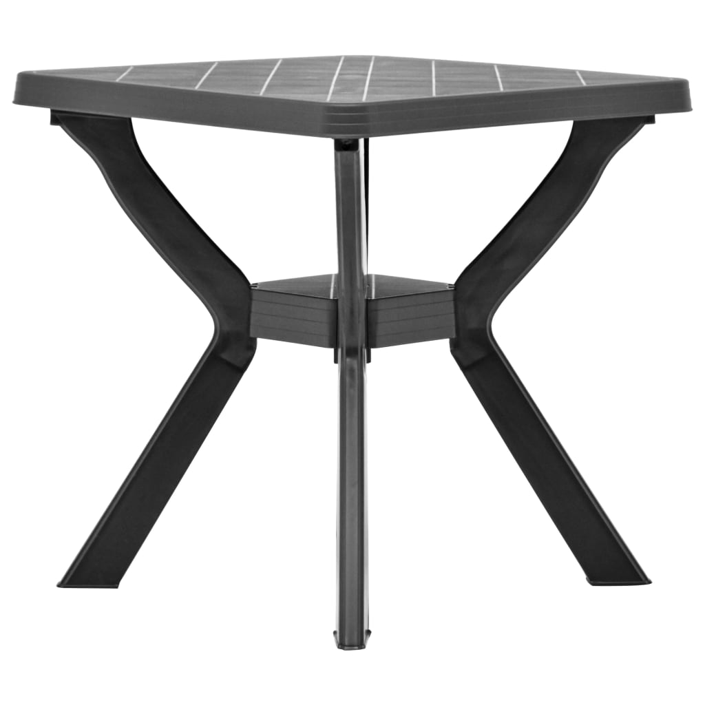 Bistro Table Anthracite Grey 70 X 70 X 72 Cm Plastic
