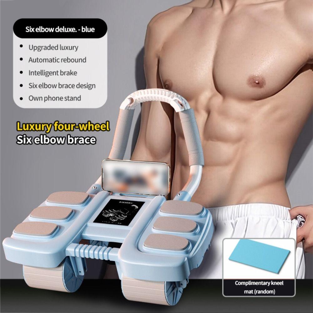Automatic Rebound Abdominal Exercise Machine 6/8 Elbow Support Arm Abdominal Device  Home Gym