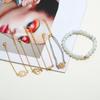 European and American Heart and Earth Beads Bracelet Set - Women's Fashion Street Style