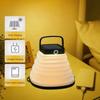 Novel Solar Lighting Lamp Exotic Foldable Flashlight Lantern Camping Lamp  Garden