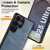 Luxury Leather Case For Samsung Galaxy S25 Edge S24 S23 S22 S21 S20 FE Ultra A56 A36 A16 A55 A35 Business Wallet Card Flip Cover