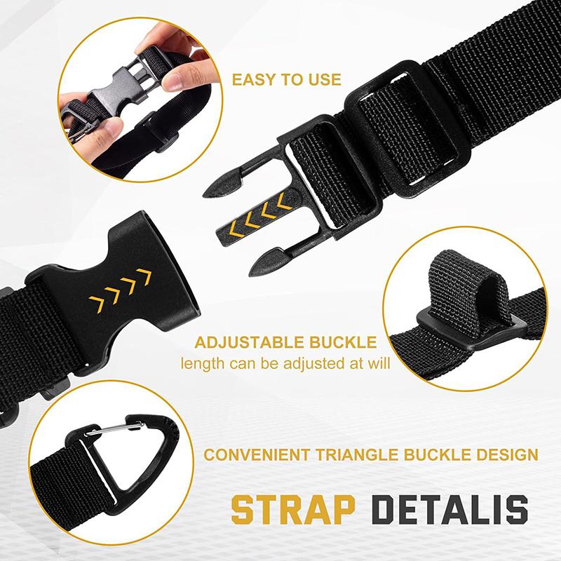 Cord Organizer Holder With Triangle Buckle Wire Manager Power Cord Management Nylon Heavy Cord Storage Straps For Cables Hoses