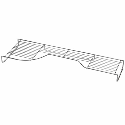 Stainless steel stove rear rack, W66.5, left-hand use, 52052