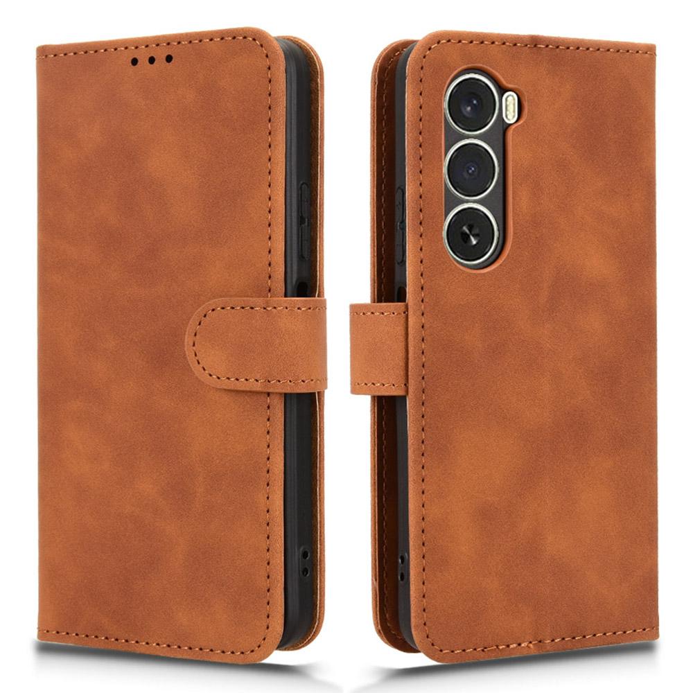 

For itel A100 4G Leather Case Skin Feel Anti Drop Wallet Flip Phone Cover