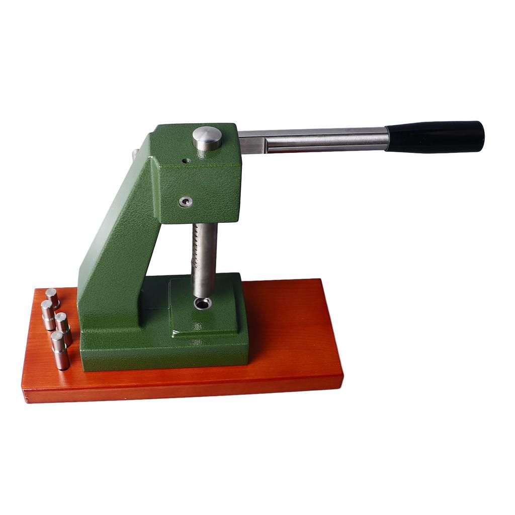 6173 Watch Back Press Set Wooden Base Watch Case Cover Pressing Machine for Watchmakers