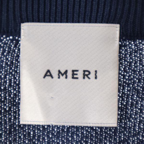 AMERI UNDRESSED Rayon Blend Knit Vest Navy System Women Used