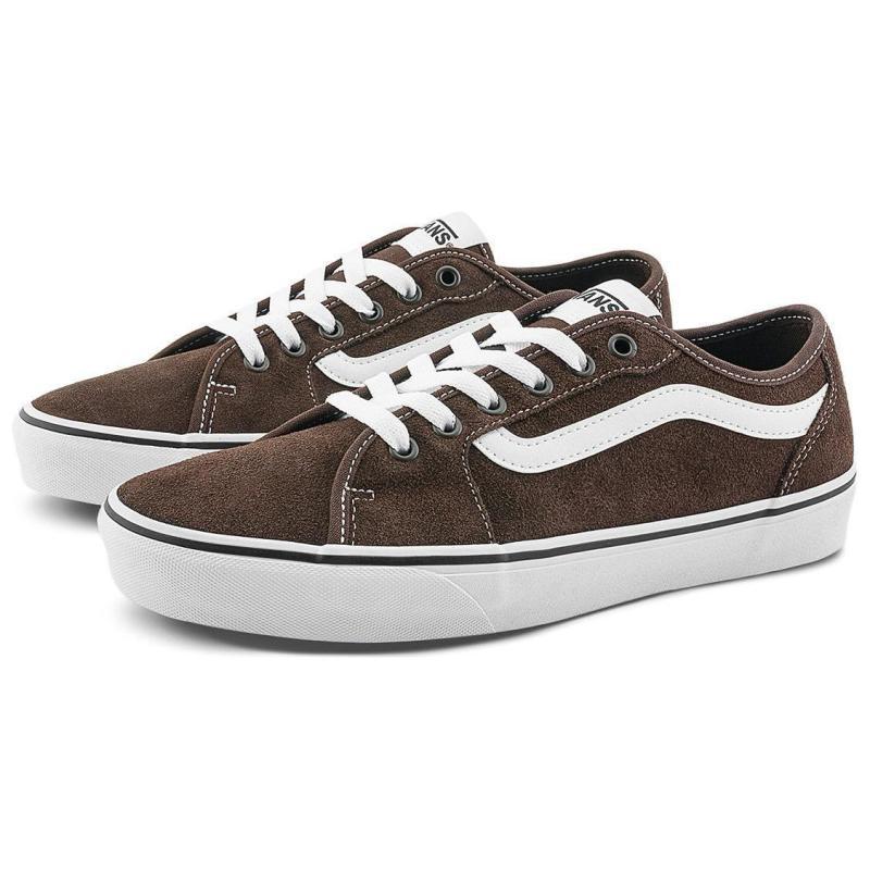 Vans Filmore Abrasion Resistant Low top Skateboard Shoes Men's Brown Sneakers VN000CSXZ1F