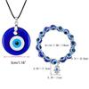 Fußkettchen für böse Augen Perlenkette Glücksbringer Kabbala zum Schutz Amulett Armband Türkisch Blaues Auge Armband