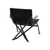 Snow Peak Low Chair Short Black LV-093-AZ Compact Deck Chair Relaxed Color Design