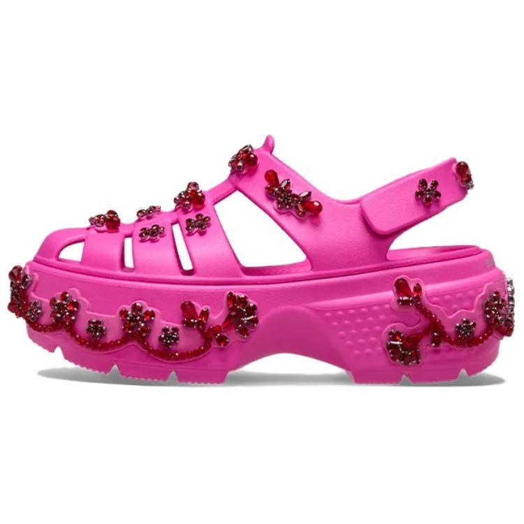 Crocs Stomp Fisherman Clog Simone Rocha Electric Pink Men s 211428-6QQ EU 37-38