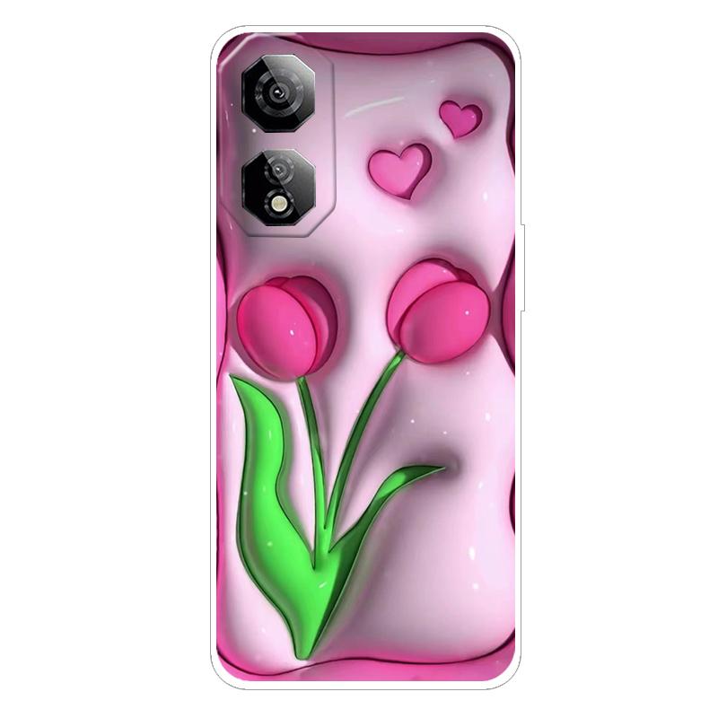 Etui do ZTE Nubia Neo 2 5G 6,72" Modne Miękkie Silikonowe Tylne Pokrowce do telefonu Nubia Neo2 5G Z2352N Etui Fundas Urocze